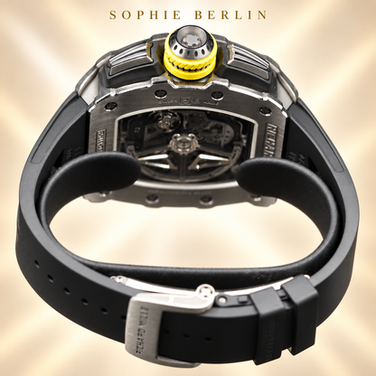 Veloce Sportuhr – Rückansicht mit Armband und Schließe – Sophie Berlin