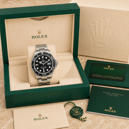 Yacht-Master 226659 “White Gold Black Dial” complete set met doos en certificaten